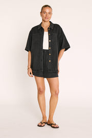 Arlo Denim Shirt - Classic Black