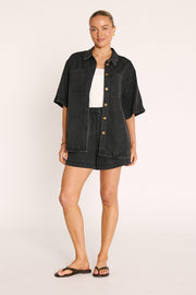 Arlo Denim Short - Classic Black