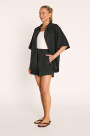 Arlo Denim Shirt - Classic Black