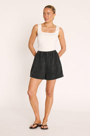 Arlo Denim Short - Classic Black