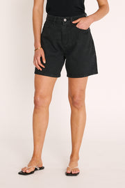 Grace Denim Short - Black