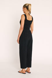 Eleanor Barrel Pant - Black