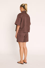 Cassie Shirt - Chocolate