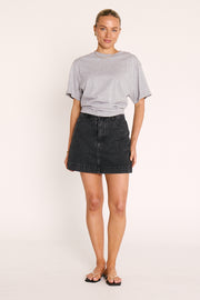 Cassie Skort - Washed Black