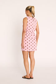 Lucy Dress - Pink Spot