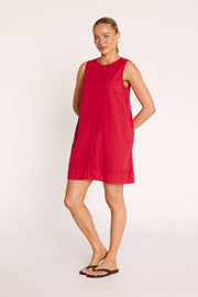 Arlo Denim Dress - Poppy
