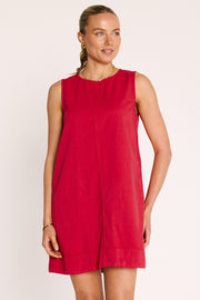 Arlo Denim Dress - Poppy
