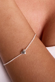 Eva Heart Bracelet - Silver