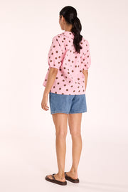 Lucy Top - Pink Spot