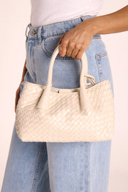 Phineas Handle Bag - Bone
