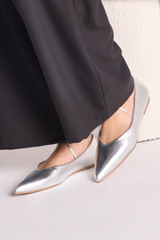 Haruna Flat - Silver Metallic