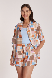 Amy Shirt - Mosaic Print