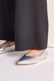 Haruna Flat - Silver Metallic