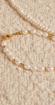 Eliza Bracelet - Pearl and Gold