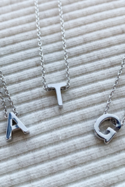 Alphabet Necklace - Silver
