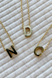 Alphabet Necklace - Gold