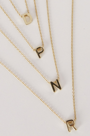 Alphabet Necklace - Gold