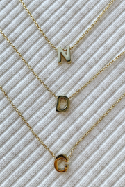 Alphabet Necklace - Gold