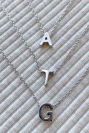 Alphabet Necklace - Silver