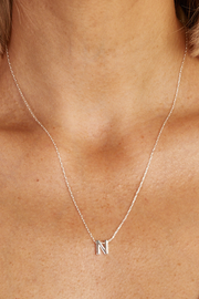 Alphabet Necklace - Silver