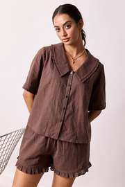 Charlotte Top - Chocolate