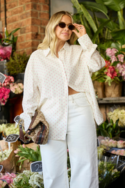 Harper Shirt - Pink Spot