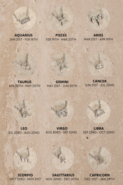Zodiac Necklace - Silver
