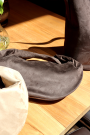 Elena Handle Bag - Dark Cacao Suede