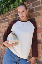Sloane Tee - Chocolate Cream