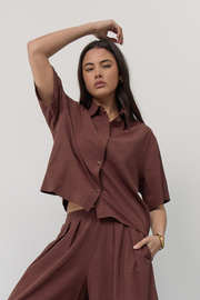 Xander Shirt - Chocolate