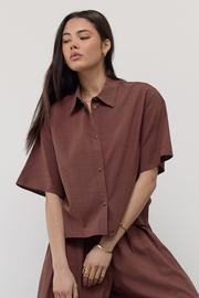 Xander Shirt - Chocolate