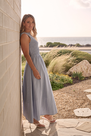 Lottie Dress - Blue Gingham