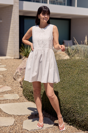 Clara Dress - White