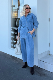 Romy Shirt - Soft Blue