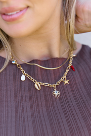 Fated Charm Necklace - Gold