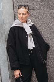 Asher Quilted Jacket - Black