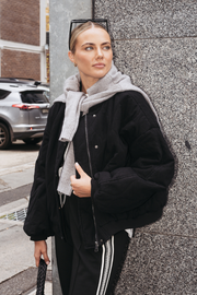 Asher Quilted Jacket - Black