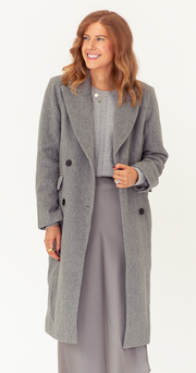 Austin Trench Coat - Grey