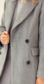 Austin Trench Coat - Grey