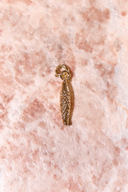 Medium Sardine Charm - Gold