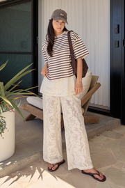 Valerie Pant - Cream Lace