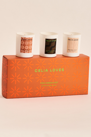 Celia Loves Trio Candle Set - European Holiday