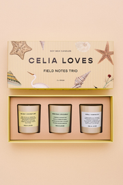 Celia Loves Trio Candle Set - Field Notes