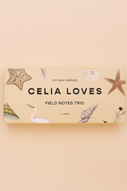 Celia Loves Trio Candle Set - Field Notes