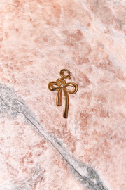 Medium Bow Charm - Gold