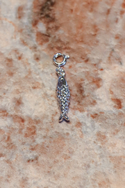 Medium Sardine Charm - Silver