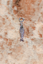 Medium Sardine Charm - Silver