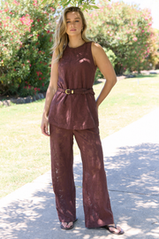 Valerie Pant - Cocoa Lace