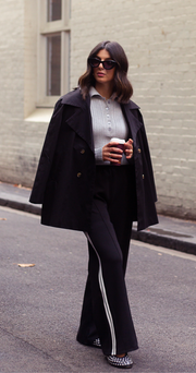 Lonnie Swing Trench - Black