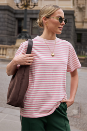 Jules Tee - Musk Stripe